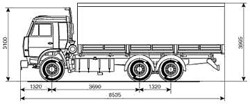 Чертеж КАМАЗ-53215-052-15
