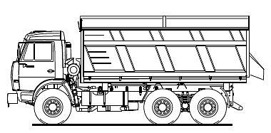 Рисунок камаз зерновоз